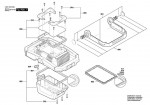 Bosch 3 601 D46 501 GLI 18V-2200 C Hw-Battery-Lamp Spare Parts